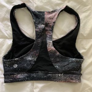 Lululemon splatter paint sports bra